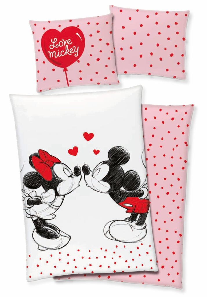 Постельное белье Disney Mickey+Minnie "Love Mickey" 80х80+135х200 см 100% хлопок на молнии
Постельное белье Disney Mickey+Minnie "Love Mickey" 80х80+135х200 см 100% хлопок на молнии
