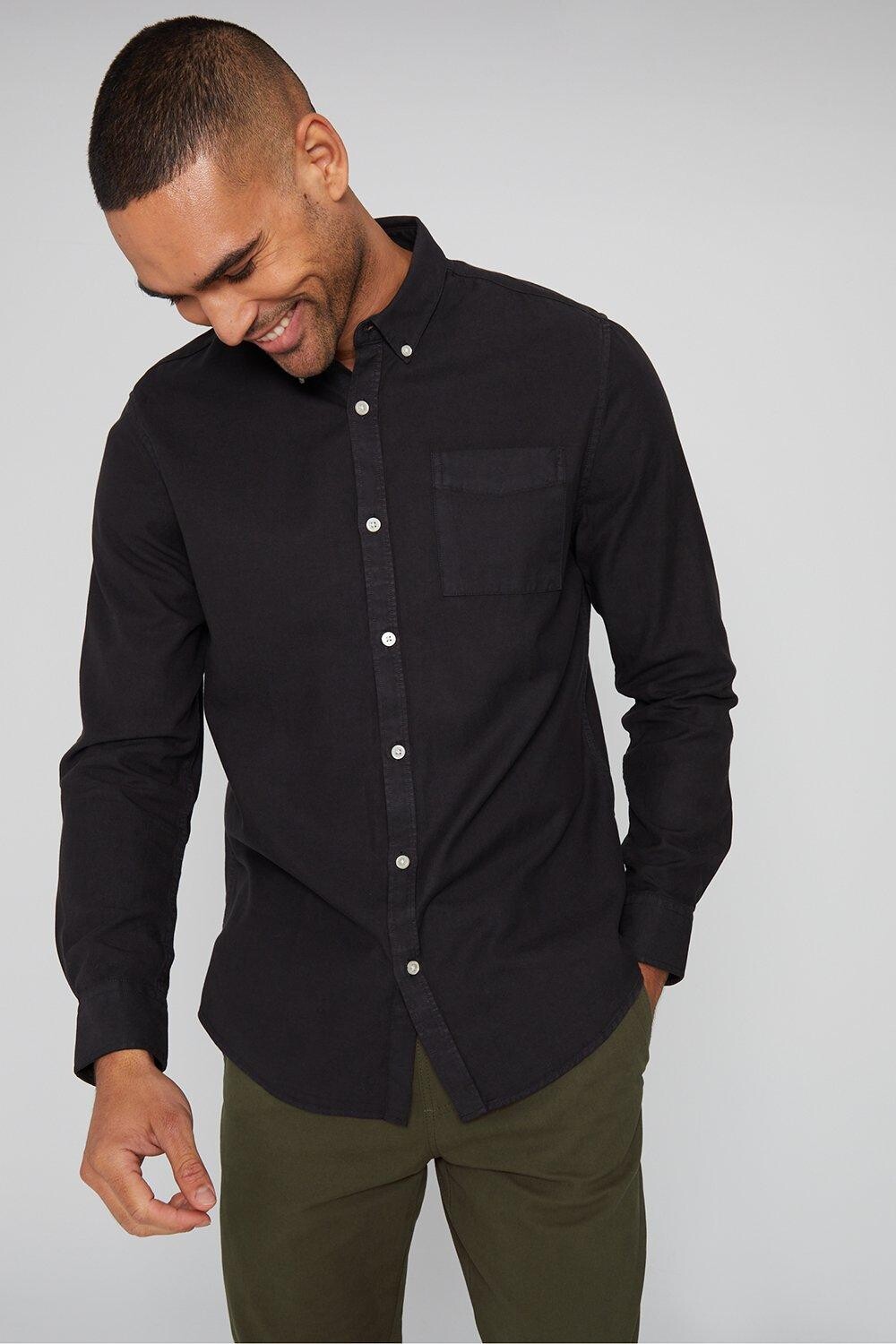 Рубашка из мягкого хлопка с длинными рукавами квадратной формы Threadbare, черный
Рубашка из мягкого хлопка с длинными рукавами квадратной формы Threadbare, черный