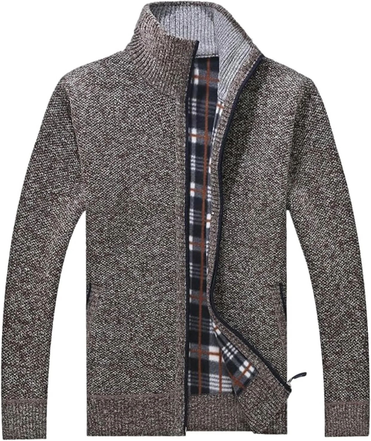 Мужской модный утолщенный кардиган с воротником стойкой YEBAITOU
Мужской модный утолщенный кардиган с воротником стойкой YEBAITOU