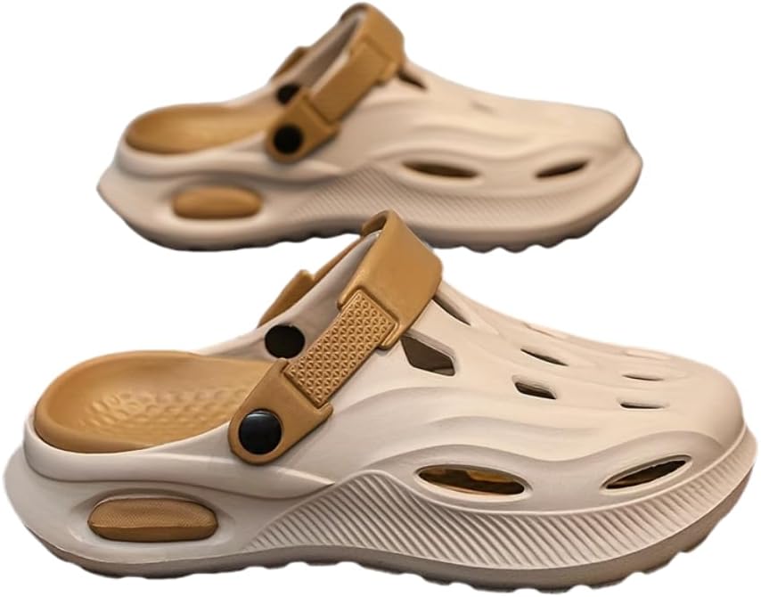 Мужские спортивные сабо - садовые сандалии из EVA, повседневные тапочки, удобные пляжные сандалии на все сезоны Hhhchpm, светло-коричневый
Мужские спортивные сабо - садовые сандалии из EVA, повседневные тапочки, удобные пляжные сандалии на все сезоны Hhhchpm, светло-коричневый