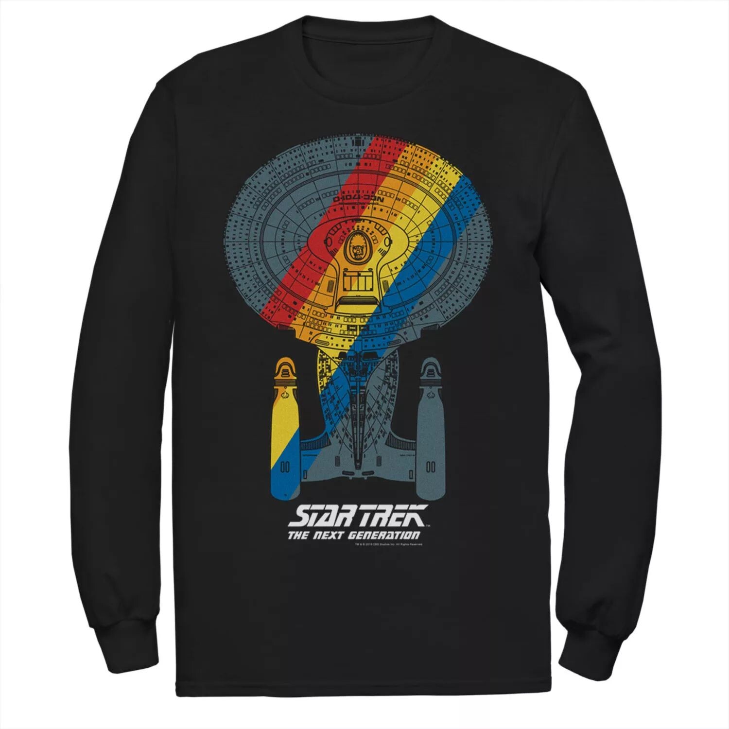 Мужская футболка Star Trek Next Generation в стиле ретро с радужным кораблем Licensed Character
Мужская футболка Star Trek Next Generation в стиле ретро с радужным кораблем Licensed Character