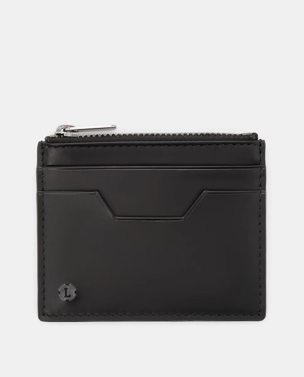 Мужской черный кожаный держатель для карт Lottusse, чёрный
Мужской черный кожаный держатель для карт Lottusse, чёрный