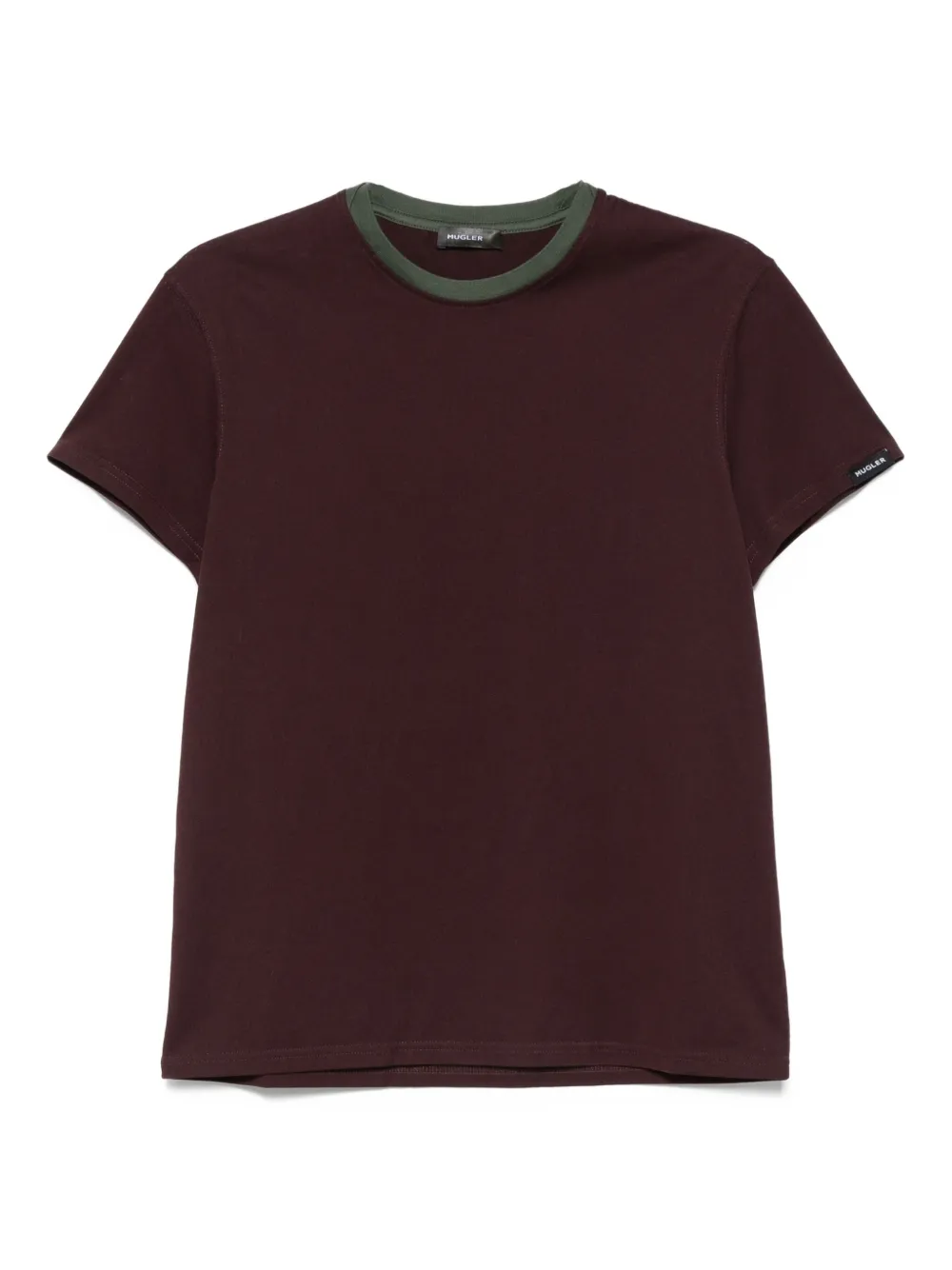 Футболка с контрастным воротником Mugler, красный
Футболка с контрастным воротником Mugler, красный