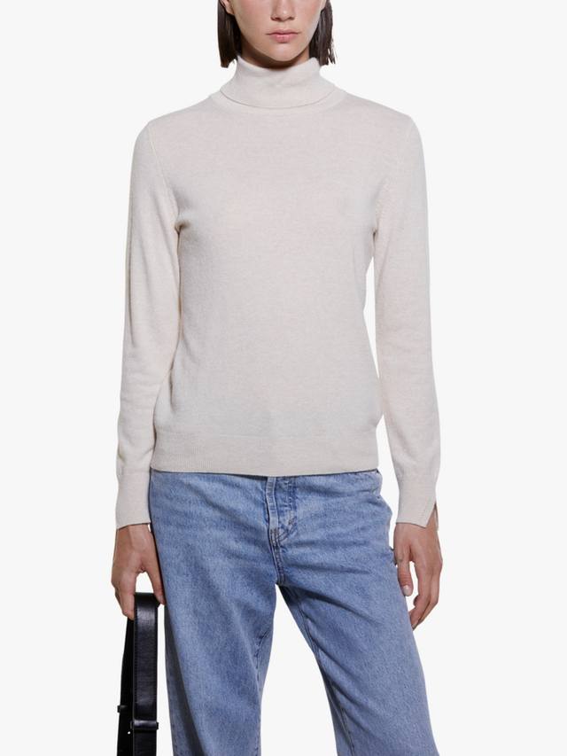 Джемпер с высоким воротом обычного покроя SISLEY, кремовый
Джемпер с высоким воротом обычного покроя SISLEY, кремовый