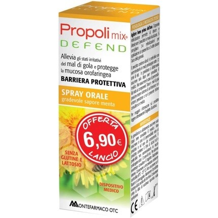 Montefarmaco Propoli Mix Defend Strong оральный спрей для защиты горла для взрослых 30 мл Montefarmaco Otc
Montefarmaco Propoli Mix Defend Strong оральный спрей для защиты горла для взрослых 30 мл Montefarmaco Otc