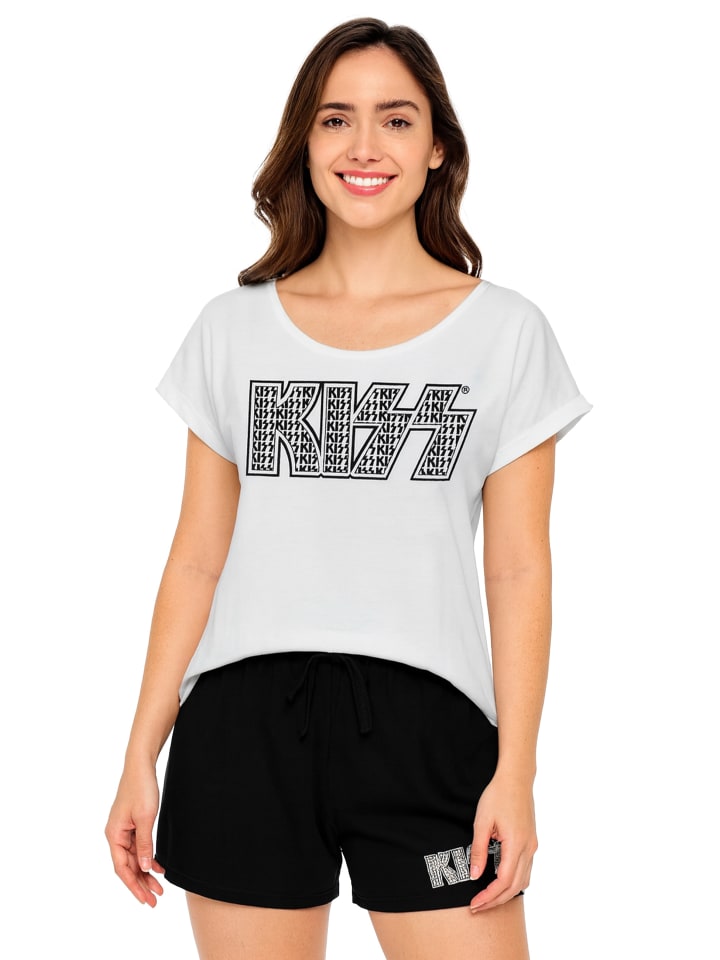 KISS - Короткая пижама в черно-белом цвете
KISS - Короткая пижама в черно-белом цвете