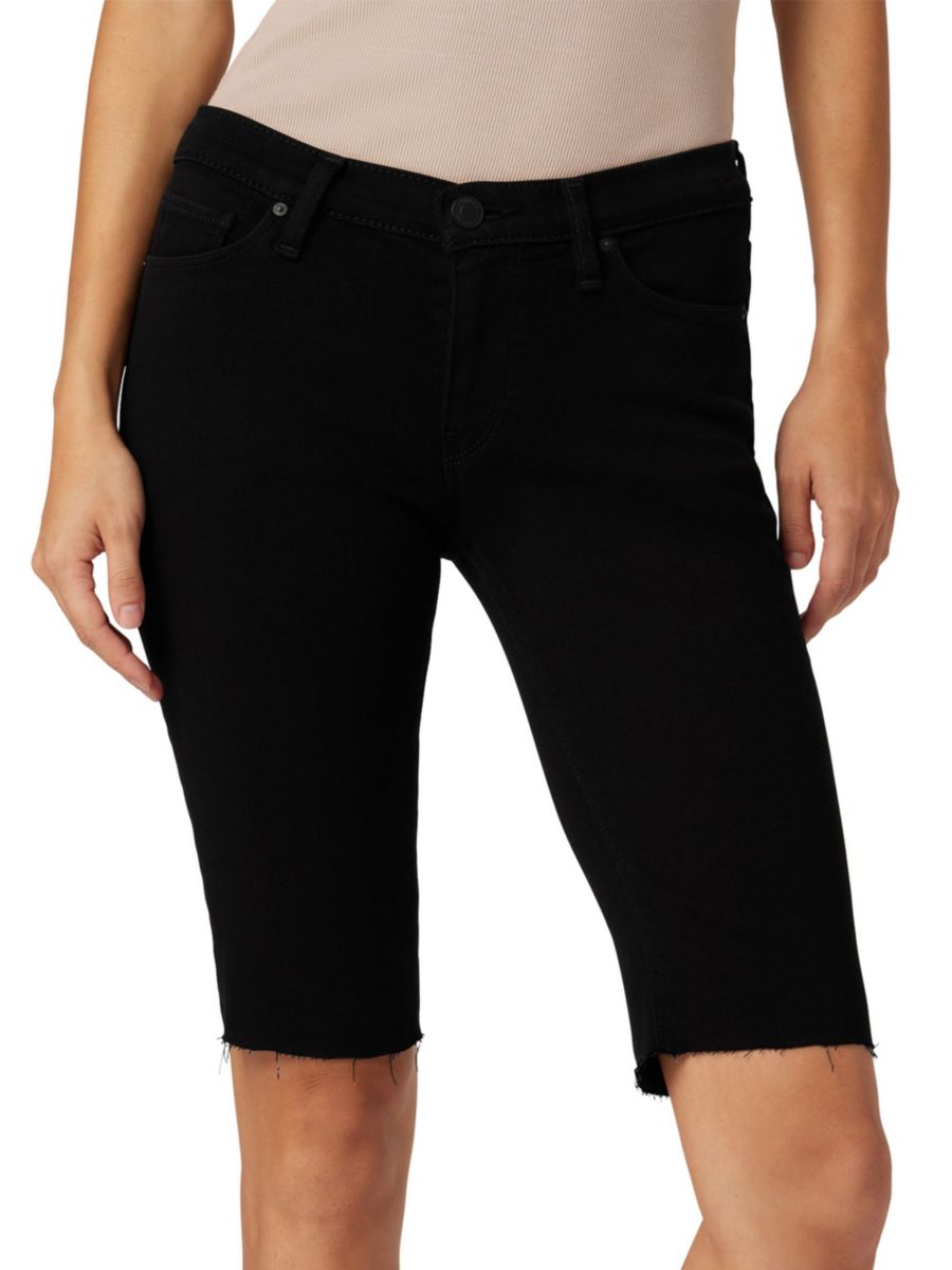 Джинсовые шорты Amelia со средней посадкой Hudson Jeans, черный
Джинсовые шорты Amelia со средней посадкой Hudson Jeans, черный