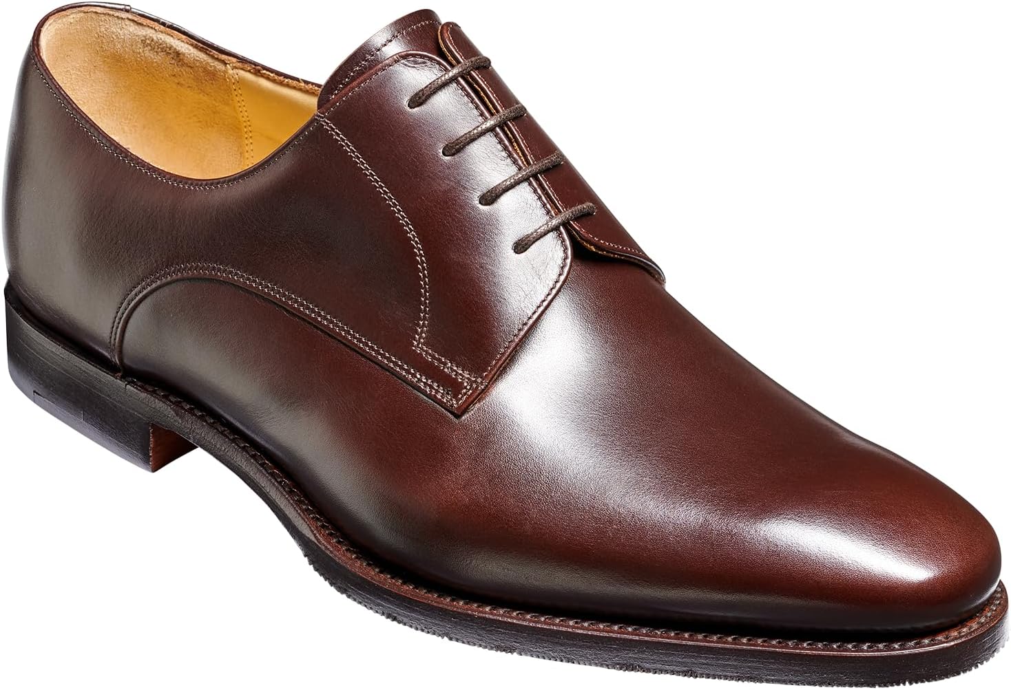 Мужские классические оксфорды из кожи ручной работы BARKER Ellon - Вечная элегантность и превосходное мастерство изготовления, для формальной и деловой одежды, Dark Walnut Calf
Мужские классические оксфорды из кожи ручной работы BARKER Ellon - Вечная элегантность и превосходное мастерство изготовления, для формальной и деловой одежды, Dark Walnut Calf