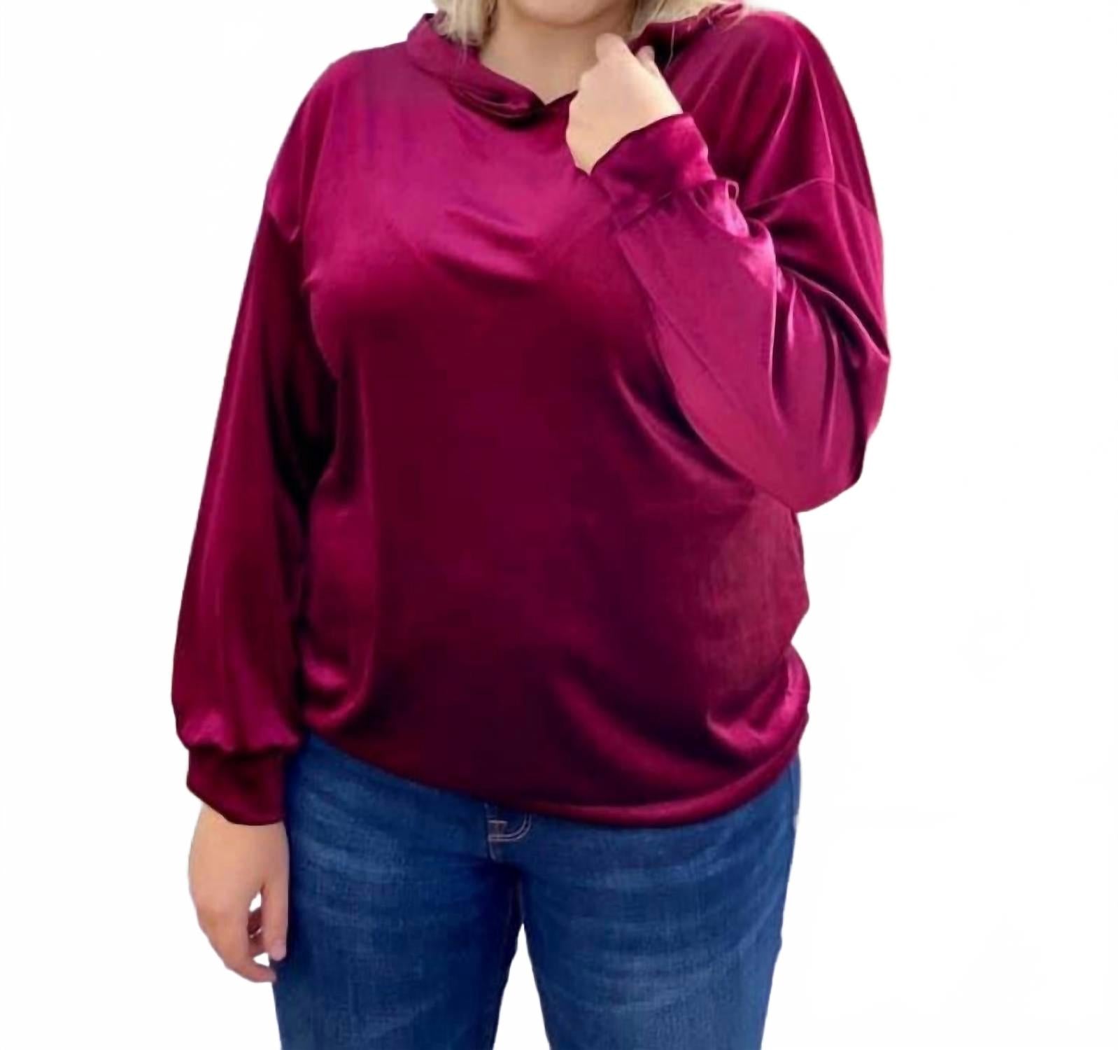 Бордовый бархатный худи Valentine Texas True Threads
Бордовый бархатный худи Valentine Texas True Threads