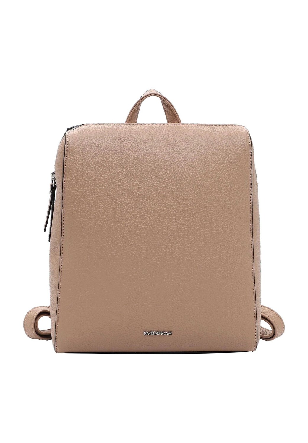 Женский рюкзак из искусственной кожи на молнии Emily & Noah, тауп 
Женский рюкзак из искусственной кожи на молнии Emily & Noah, тауп