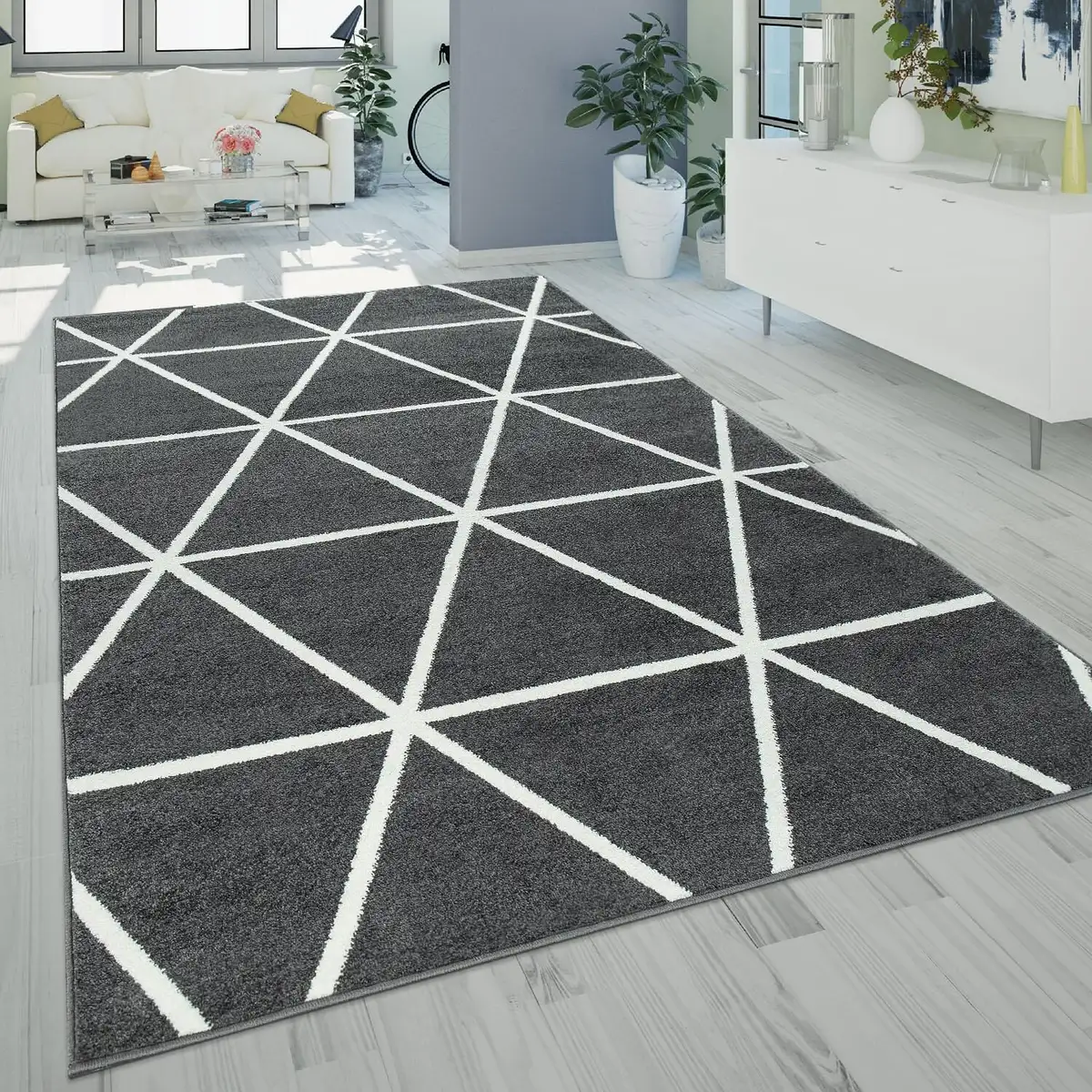 Ковер Paco Home "Stella 401", прямоугольный, пастельные тона, ромбовидный узор, скандинавский узор, короткий ворс 140х200 см, цвет anthrazit
Ковер Paco Home "Stella 401", прямоугольный, пастельные тона, ромбовидный узор, скандинавский узор, короткий ворс 140х200 см, цвет anthrazit