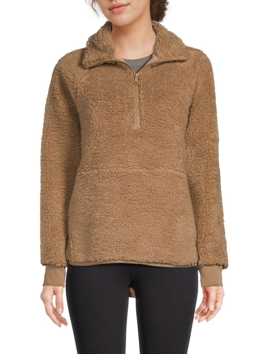 Пуловер на молнии из искусственного меха Take Flight Beyond Yoga, кэмел
Пуловер на молнии из искусственного меха Take Flight Beyond Yoga, кэмел