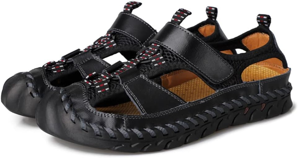 Мужские повседневные сандалии Rojeam для ходьбы, пляжные туфли с закрытым носком, спортивные сандалии для активного отдыха, летние сандалии для походов и треккинга, черный
Мужские повседневные сандалии Rojeam для ходьбы, пляжные туфли с закрытым носком, спортивные сандалии для активного отдыха, летние сандалии для походов и треккинга, черный