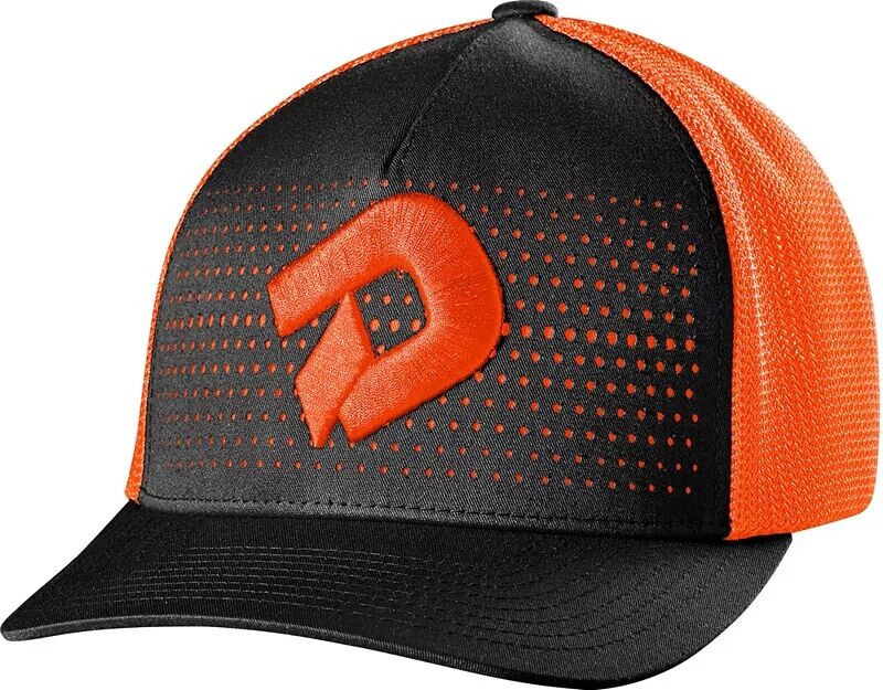 Кепка DeMarini Radiation Flexfit, черный/оранжевый 
Кепка DeMarini Radiation Flexfit, черный/оранжевый