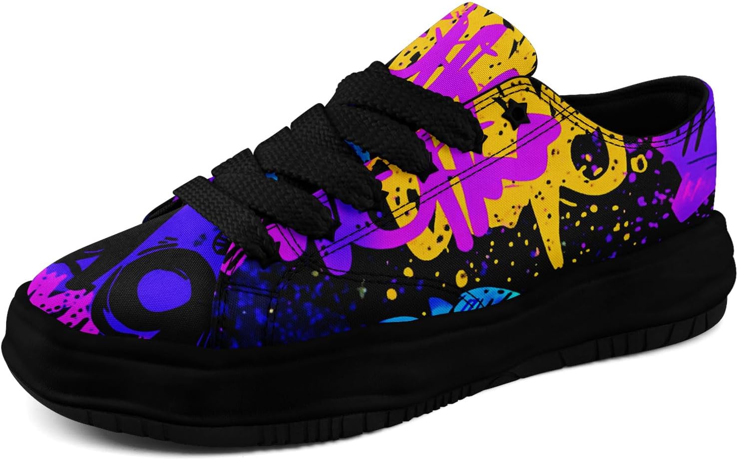 Мужские кроссовки coolcustomize из холщовой ткани с граффити, цветные повседневные низкие кеды на шнуровке для женщин с абстрактным уличным арт-дизайном, желтый
Мужские кроссовки coolcustomize из холщовой ткани с граффити, цветные повседневные низкие кеды на шнуровке для женщин с абстрактным уличным арт-дизайном, желтый