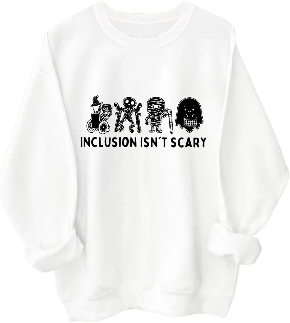 Толстовка с принтом Inclusion Isn't Scary, Halloween Racsea
Толстовка с принтом Inclusion Isn't Scary, Halloween Racsea