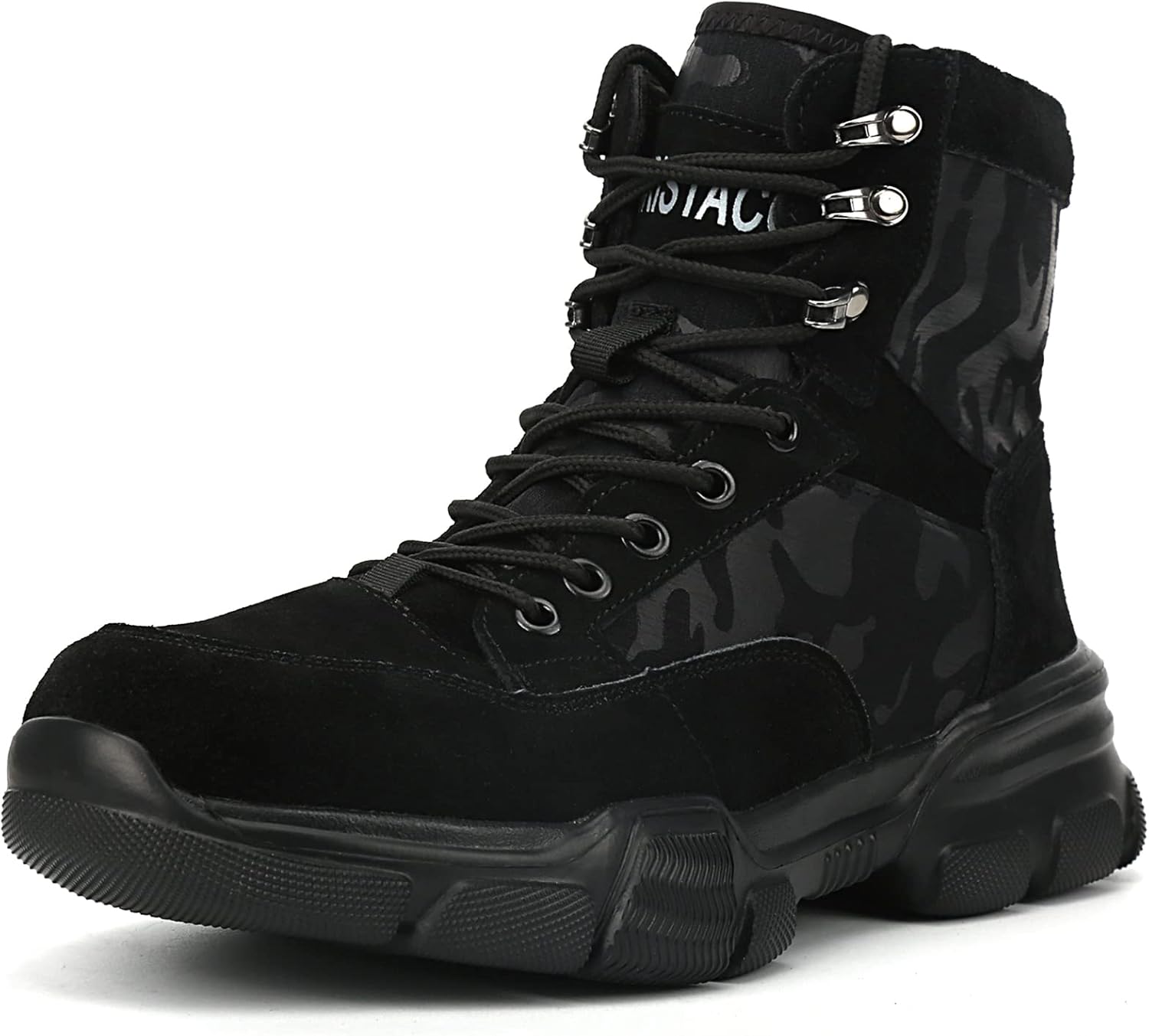 Тактические ботинки ORISTACO с стальным носком, легкие камуфляжные джунгли для строительства и работы, безопасная обувь, черный
Тактические ботинки ORISTACO с стальным носком, легкие камуфляжные джунгли для строительства и работы, безопасная обувь, черный