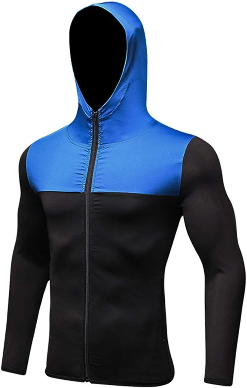 Мужская худи Quick-Dry Slim Fit Zip Up для бега и фитнеса (XL, Black blue) Tailloday
Мужская худи Quick-Dry Slim Fit Zip Up для бега и фитнеса (XL, Black blue) Tailloday