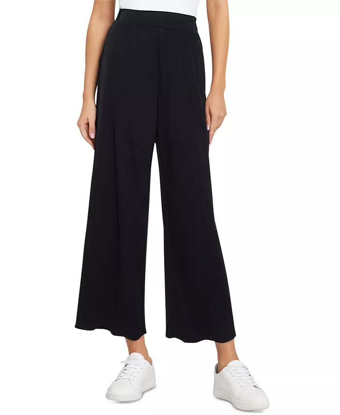 Женские брюки-клеш с высокой талией и кристаллами Three Dots, черный
Женские брюки-клеш с высокой талией и кристаллами Three Dots, черный