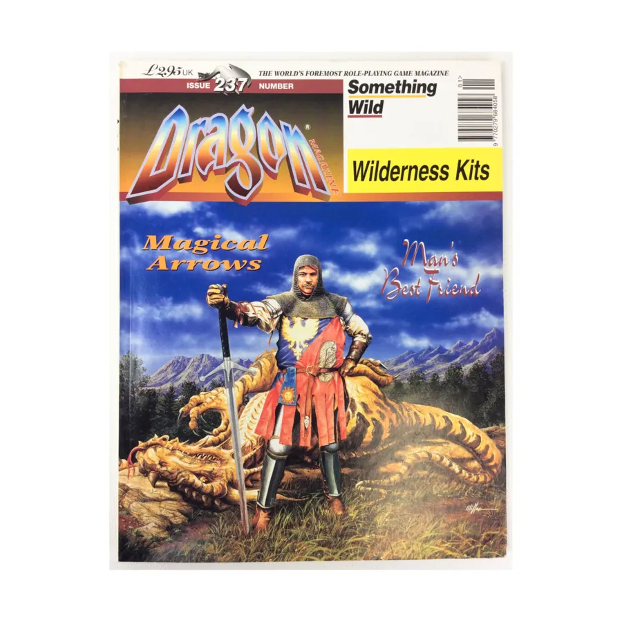 Журнал #237 "Magical Arrows, Man's Best Friend, Something Wild", Dragon Magazine (UK Edition) #201 - #250
Журнал #237 "Magical Arrows, Man's Best Friend, Something Wild", Dragon Magazine (UK Edition) #201 - #250