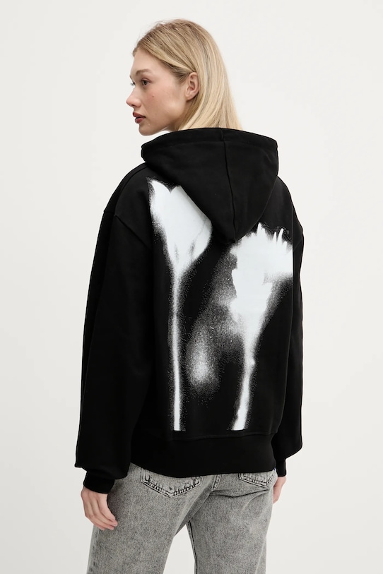 Хлопковая толстовка Karl Lagerfeld Jeans, черный 
Хлопковая толстовка Karl Lagerfeld Jeans, черный