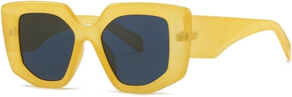 Модные солнцезащитные очки в форме многоугольника и квадрата для женщин, конфетных цветов, с защитой от УФ-излучения UV400, ретро-стиль, мужские солнцезащитные очки желто-зеленого цвета SKFGNX, Yellow Grey
Модные солнцезащитные очки в форме многоугольника и квадрата для женщин, конфетных цветов, с защитой от УФ-излучения UV400, ретро-стиль, мужские солнцезащитные очки желто-зеленого цвета SKFGNX, Yellow Grey