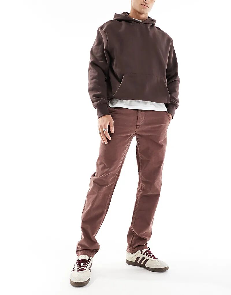 Узкие вельветовые брюки-чинос коричневого цвета ASOS DESIGN
Узкие вельветовые брюки-чинос коричневого цвета ASOS DESIGN