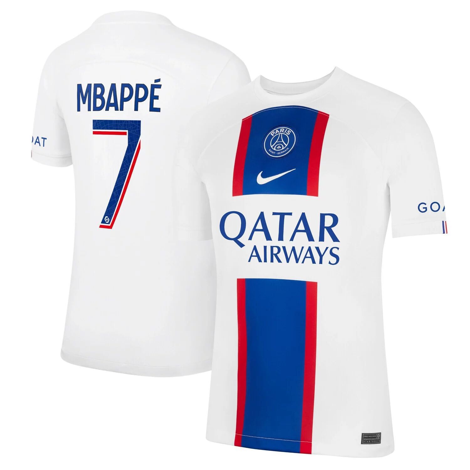Мужская белая майка игрока «Пари Сен-Жермен» Кайлиана Мбаппе 2022/23 Third Breathe Stadium Nike, Белый, Мужская белая майка игрока «Пари Сен-Жермен» Кайлиана Мбаппе 2022/23 Third Breathe Stadium Nike
Мужская белая майка игрока «Пари Сен-Жермен» Кайлиана Мбаппе 2022/23 Third Breathe Stadium Nike, Белый, Мужская белая майка игрока «Пари Сен-Жермен» Кайлиана Мбаппе 2022/23 Third Breathe Stadium Nike