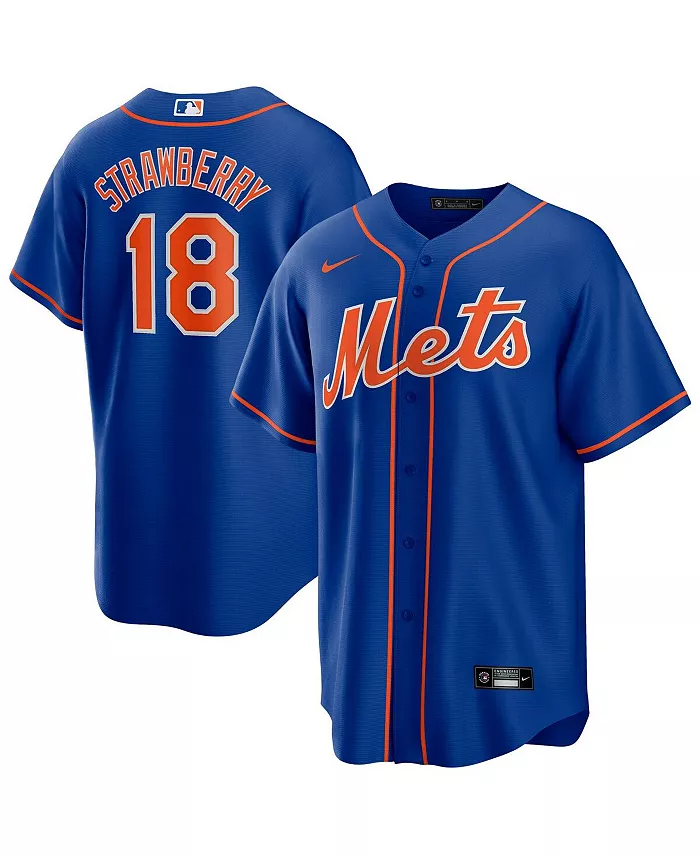 Мужская реплика игровой футболки Darryl Strawberry Royal New York Mets Alternate Nike
Мужская реплика игровой футболки Darryl Strawberry Royal New York Mets Alternate Nike