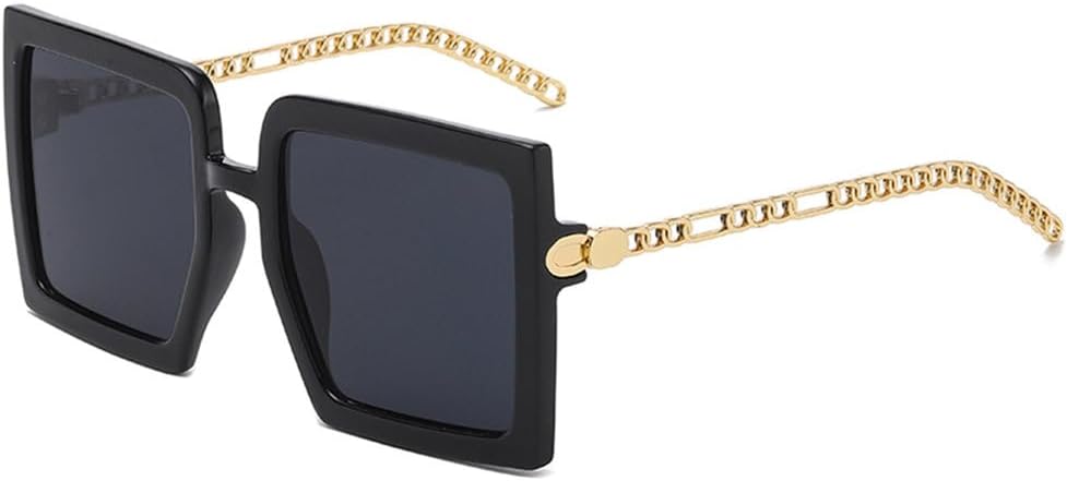 Модные солнцезащитные очки большого размера с градиентным переходом цвета для женщин, винтажная оправа с цепочкой, стильные солнцезащитные очки для женщин, элегантные очки TYUVIVO, Black
Модные солнцезащитные очки большого размера с градиентным переходом цвета для женщин, винтажная оправа с цепочкой, стильные солнцезащитные очки для женщин, элегантные очки TYUVIVO, Black