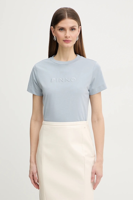 Хлопковая футболка Pinko, синий
Хлопковая футболка Pinko, синий