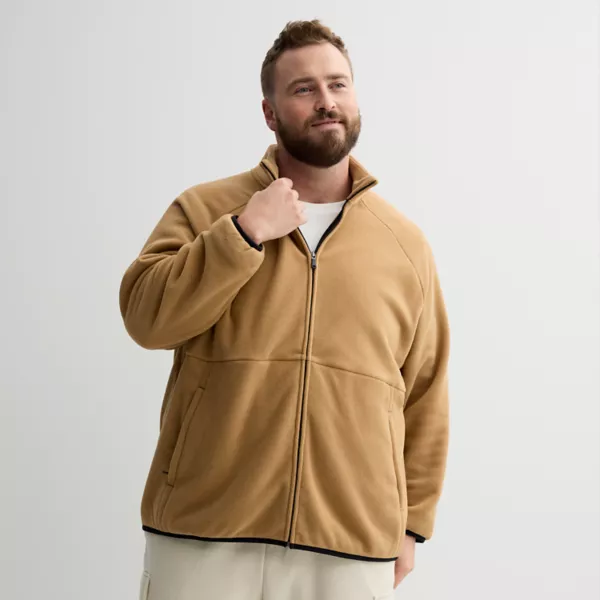 Куртка из микрофлиса с застежкой-молнией для больших и высоких людей Tek Gear, цвет elson tan
Куртка из микрофлиса с застежкой-молнией для больших и высоких людей Tek Gear, цвет elson tan