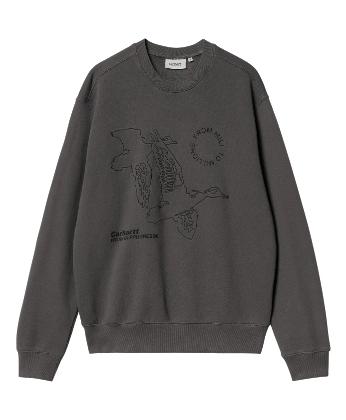 Свитер с графическим принтом Carhartt Wip, серый
Свитер с графическим принтом Carhartt Wip, серый