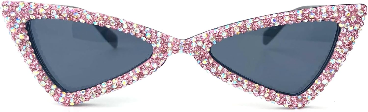 Сексуальные солнцезащитные очки треугольной формы для женщин, винтажные, со стразами, «кошачий глаз», украшенные драгоценными камнями, для костюмированных вечеринок, с защитой от ультрафиолета UV400 mincl, Black
Сексуальные солнцезащитные очки треугольной формы для женщин, винтажные, со стразами, «кошачий глаз», украшенные драгоценными камнями, для костюмированных вечеринок, с защитой от ультрафиолета UV400 mincl, Black