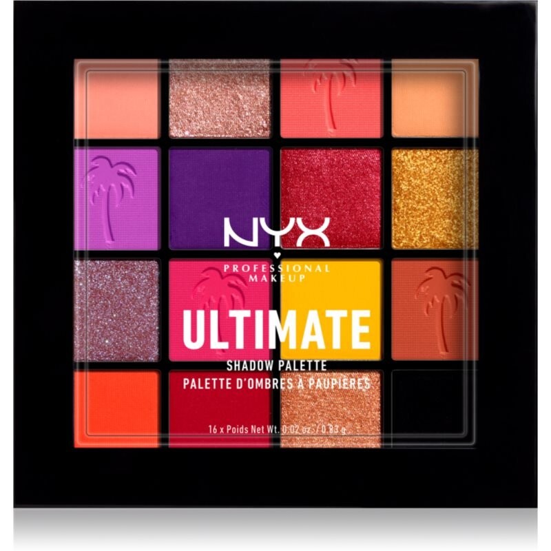 NYX Professional Makeup Ultimate Shadow Palette Палетка теней для век, оттенок 13 — Festival 16 x 0,83 г
NYX Professional Makeup Ultimate Shadow Palette Палетка теней для век, оттенок 13 — Festival 16 x 0,83 г