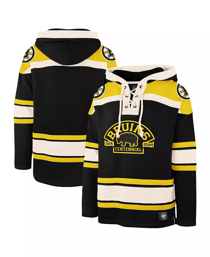 47 Мужская черная толстовка с капюшоном Superior Lacer Boston Bruins 100th Anniversary '47 Brand
47 Мужская черная толстовка с капюшоном Superior Lacer Boston Bruins 100th Anniversary '47 Brand