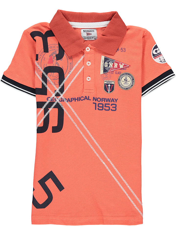 Рубашка-поло Geographical Norway, коралловый
Рубашка-поло Geographical Norway, коралловый