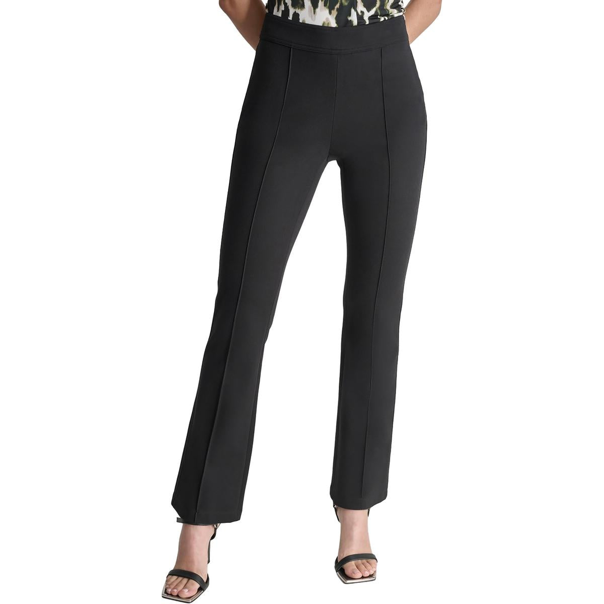 Женские однотонные брюки-клеш из искусственного шелка DKNY, черный
Женские однотонные брюки-клеш из искусственного шелка DKNY, черный