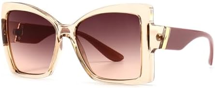 Солнцезащитные очки «кошачий глаз» в крупной оправе для женщин, модные винтажные популярные дорожные солнцезащитные очки для женщин, защита от УФ-излучения UV400 MTZJH, Tea Gray Pink
Солнцезащитные очки «кошачий глаз» в крупной оправе для женщин, модные винтажные популярные дорожные солнцезащитные очки для женщин, защита от УФ-излучения UV400 MTZJH, Tea Gray Pink