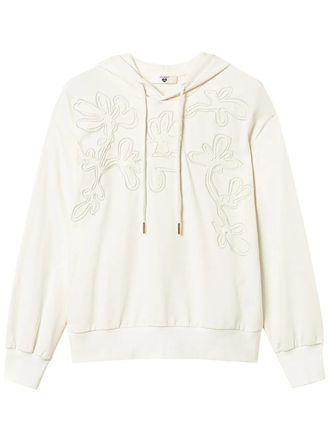 Толстовка с капюшоном TWINSET с вышивкой, белый
Толстовка с капюшоном TWINSET с вышивкой, белый