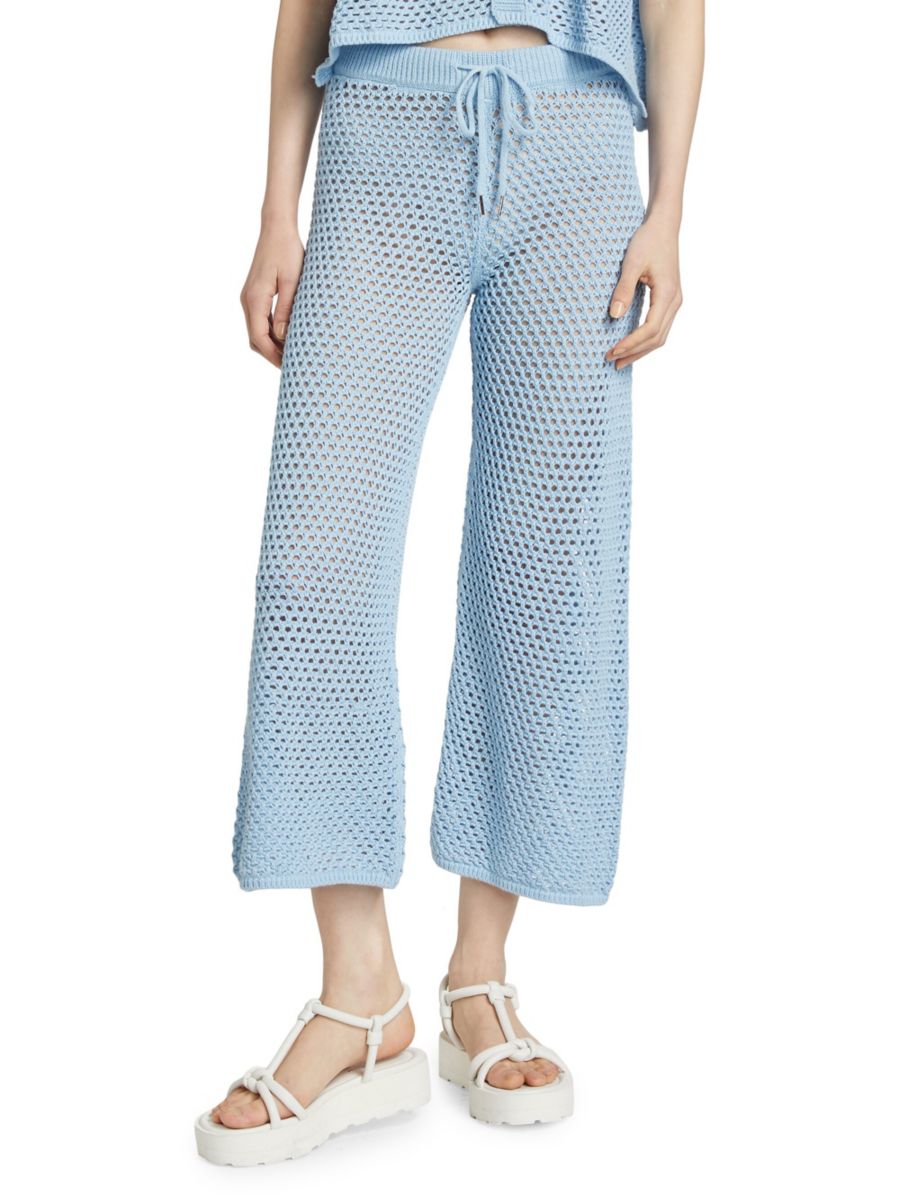 Вязаные крючком брюки широкого кроя Stellae Dux, цвет Chicory
Вязаные крючком брюки широкого кроя Stellae Dux, цвет Chicory