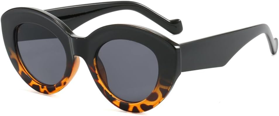 Крупные солнцезащитные очки в толстой оправе «кошачий глаз» для женщин, мужчин и панков, с защитой от УФ-излучения UV400, подходят для езды на велосипеде, вождения и активного отдыха на природе UYPTK, Black Leopard Grey
Крупные солнцезащитные очки в толстой оправе «кошачий глаз» для женщин, мужчин и панков, с защитой от УФ-излучения UV400, подходят для езды на велосипеде, вождения и активного отдыха на природе UYPTK, Black Leopard Grey