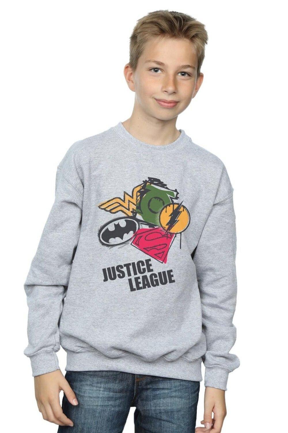 Толстовка с логотипом «Лига справедливости» DC Comics, серый
Толстовка с логотипом «Лига справедливости» DC Comics, серый