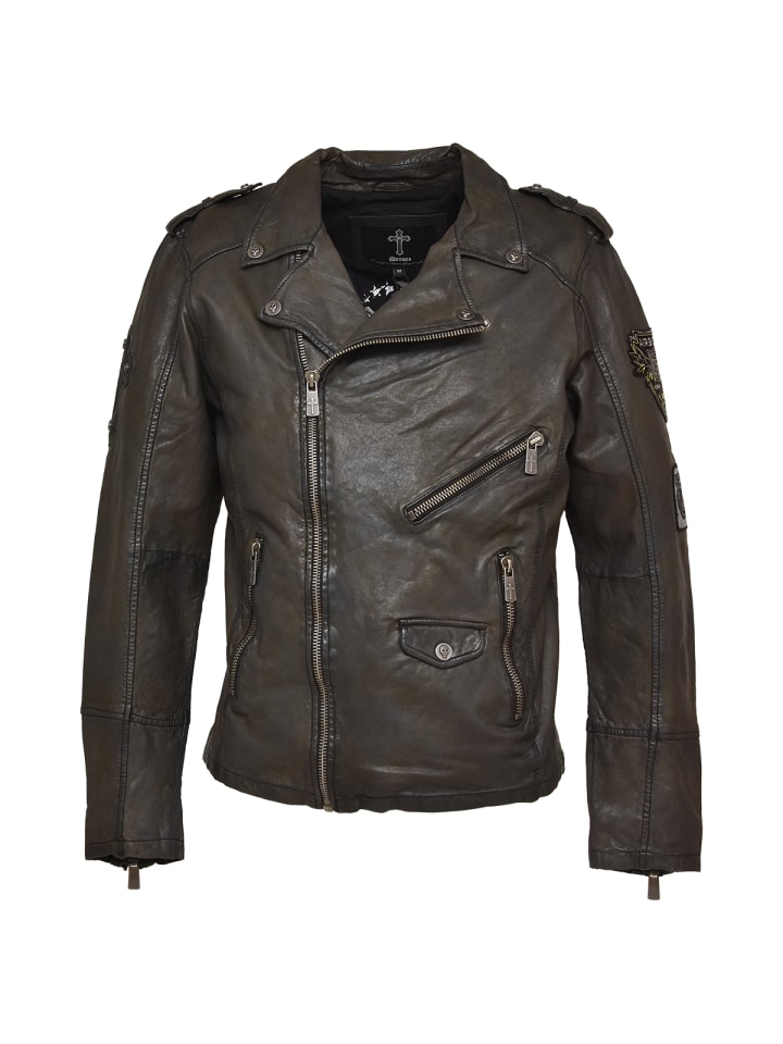 Roberto Geissini Кожаная куртка Флеминга, коричневая
Roberto Geissini Кожаная куртка Флеминга, коричневая