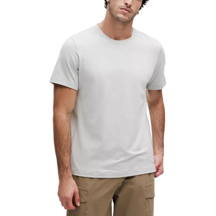 Футболка мужская Soft Jersey с коротким рукавом Lululemon, серебристый/красный
Футболка мужская Soft Jersey с коротким рукавом Lululemon, серебристый/красный