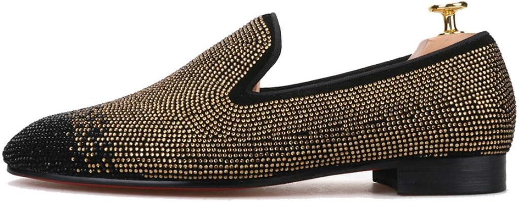 Мужские тапочки-лоферы FERUCCI черного цвета с золотыми стразами GZ и кристаллами, черный
Мужские тапочки-лоферы FERUCCI черного цвета с золотыми стразами GZ и кристаллами, черный