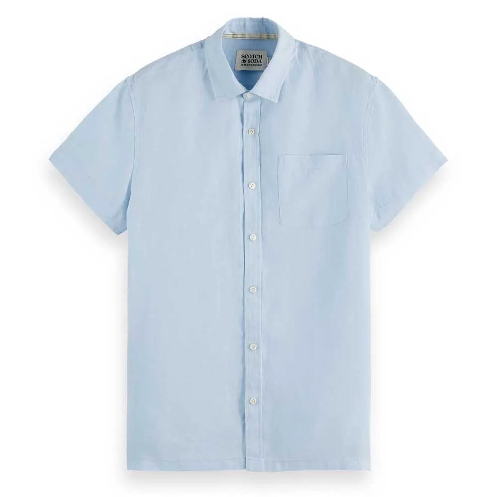 Рубашка с коротким рукавом Scotch & Soda Seasonal Core, синий
Рубашка с коротким рукавом Scotch & Soda Seasonal Core, синий