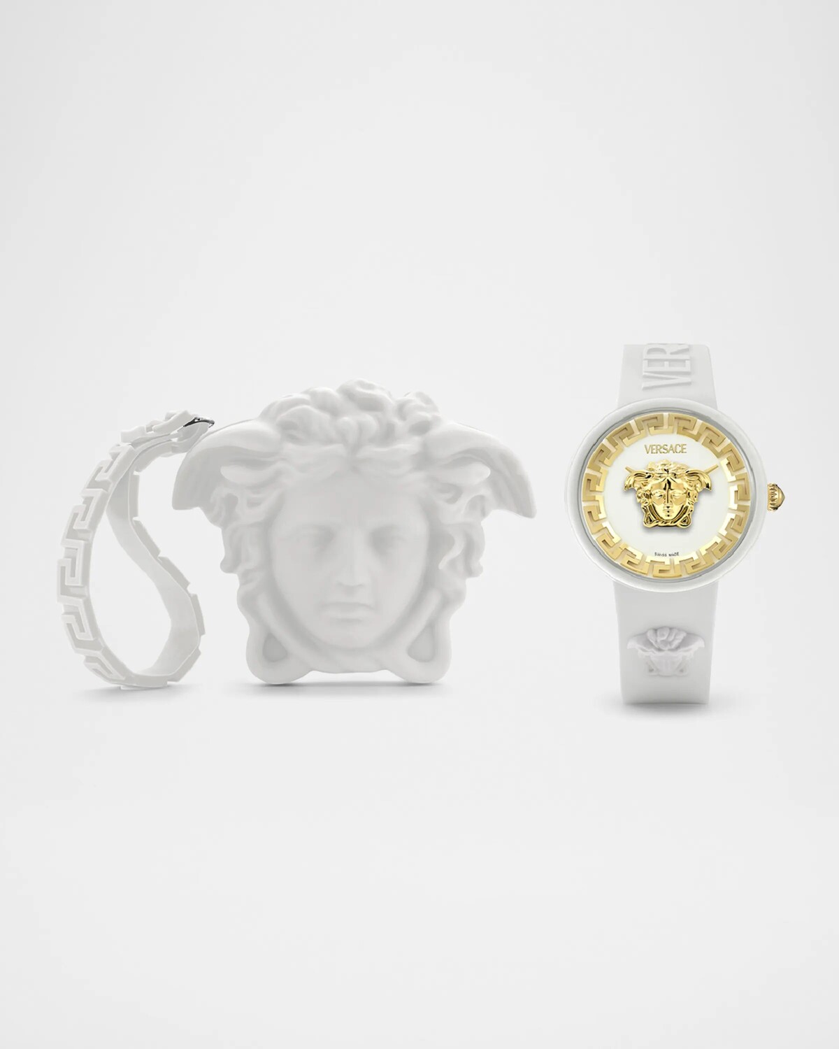 Мужские белые силиконовые часы Medusa Pop с чехлом, 39 мм Versace, белый
Мужские белые силиконовые часы Medusa Pop с чехлом, 39 мм Versace, белый