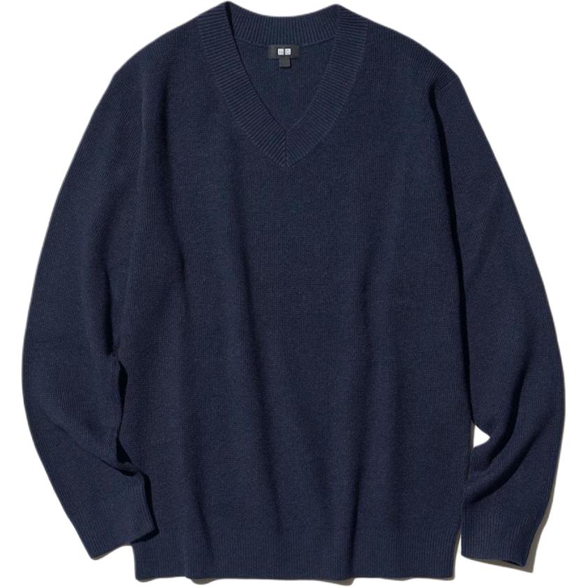 UNIQLO Трикотажный свитер мужской темно-синий
UNIQLO Трикотажный свитер мужской темно-синий