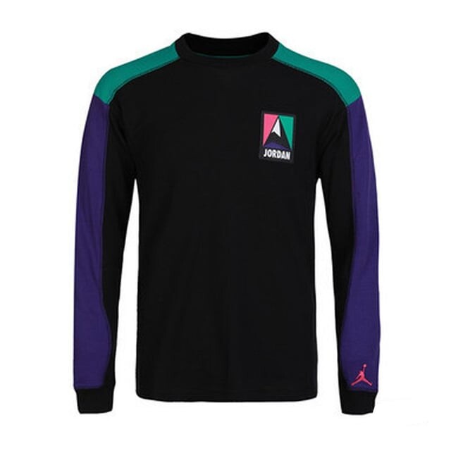 Мужская утепленная футболка Jordan с логотипом и круглым вырезом ct3382 010 Nike, черный
Мужская утепленная футболка Jordan с логотипом и круглым вырезом ct3382 010 Nike, черный